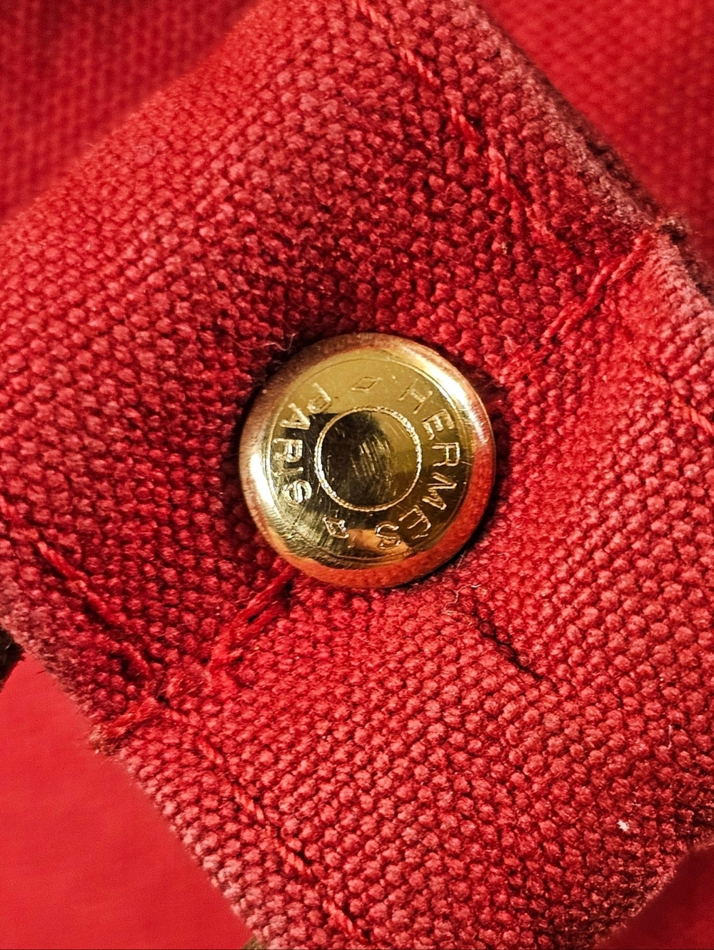 HERMES CANVAS BACKPACK - Picture 7 of 16